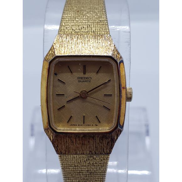 Seiko women\'s watch, Small gold face. 561155, 2C21-5459 R0 main image 5